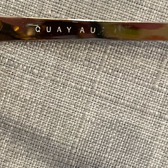 Quay Australia Reina brown tortoiseshell mirror lens sunglasses - Picture 7 of 9